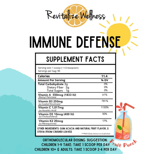 Revitalize Wellness fruit punch flavor splash for a tasty daily vitamin boost
