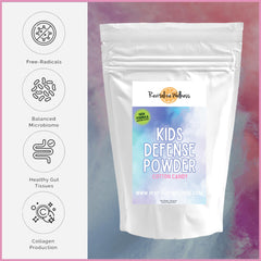 Revitalize Wellness Kids Defense powder with 3 g fiber per serving