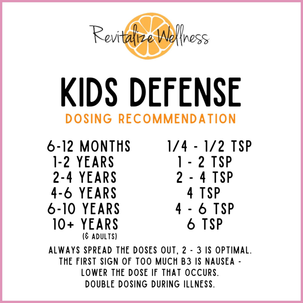 Revitalize Wellness Kids Defense manufactured in the USA at a Tennessee facility