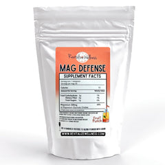 Revitalize Wellness Mag Defense powder tub front with fruit punch flavor