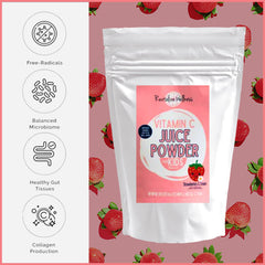 Revitalize Wellness Vitamin C powder nutrition label with clear ingredients