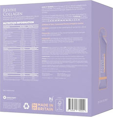 Revive Collagen Perimenopause bottle pour shows quick mix for refreshed energy.
