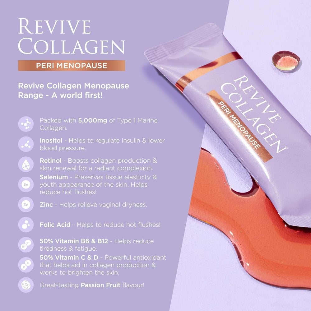 Revive Collagen ingredients label close-up highlights vitamins