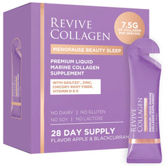 Revive Collagen sueno-bote: bebida que apoya un descanso reparador.