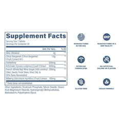Revive MD Beta-Sitosterol ingredient panel on packaging.