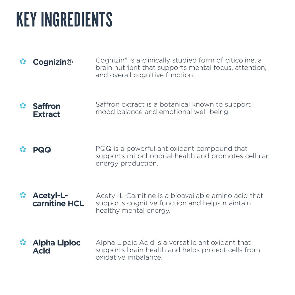 Revive MD Brain Plus capsules closeup for cognitive support