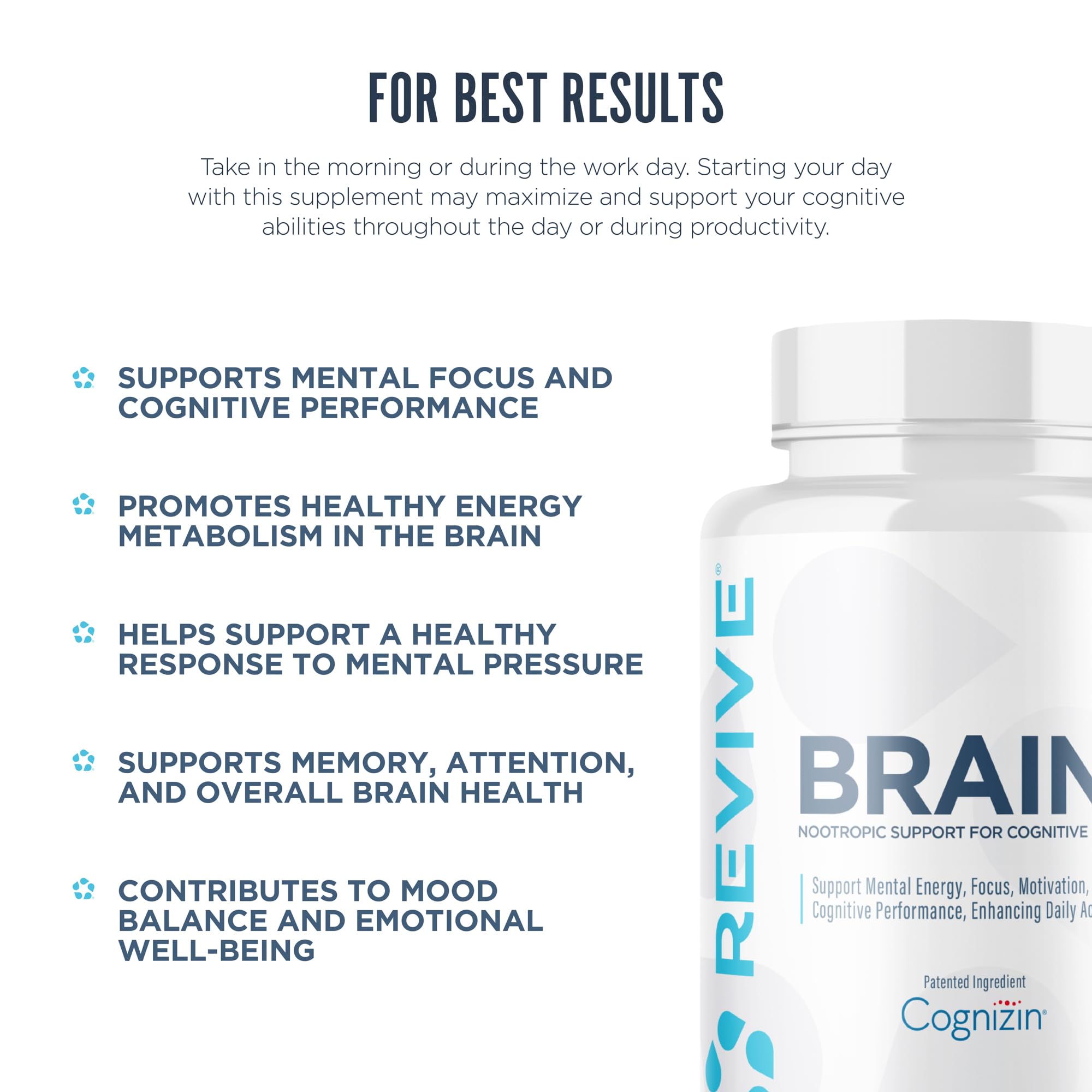 Revive MD Brain Plus serving with breakfast for daily use