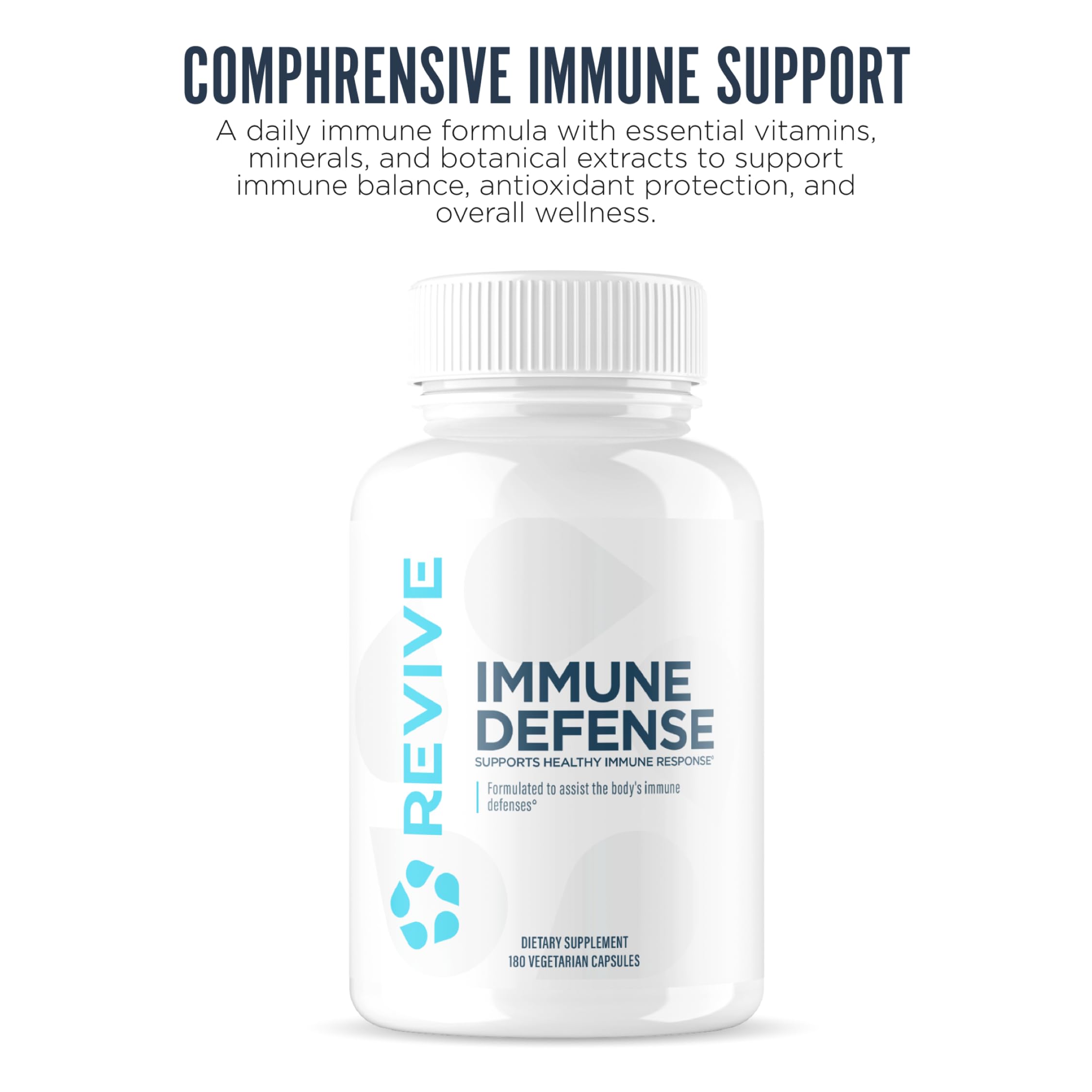 Revive MD Immune Defense capsules ready for daily use