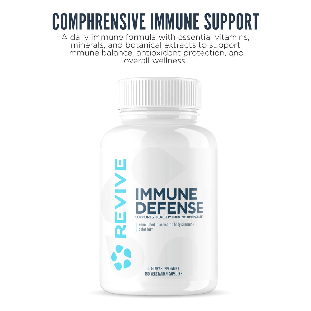 Revive MD Immune Defense capsules ready for daily use