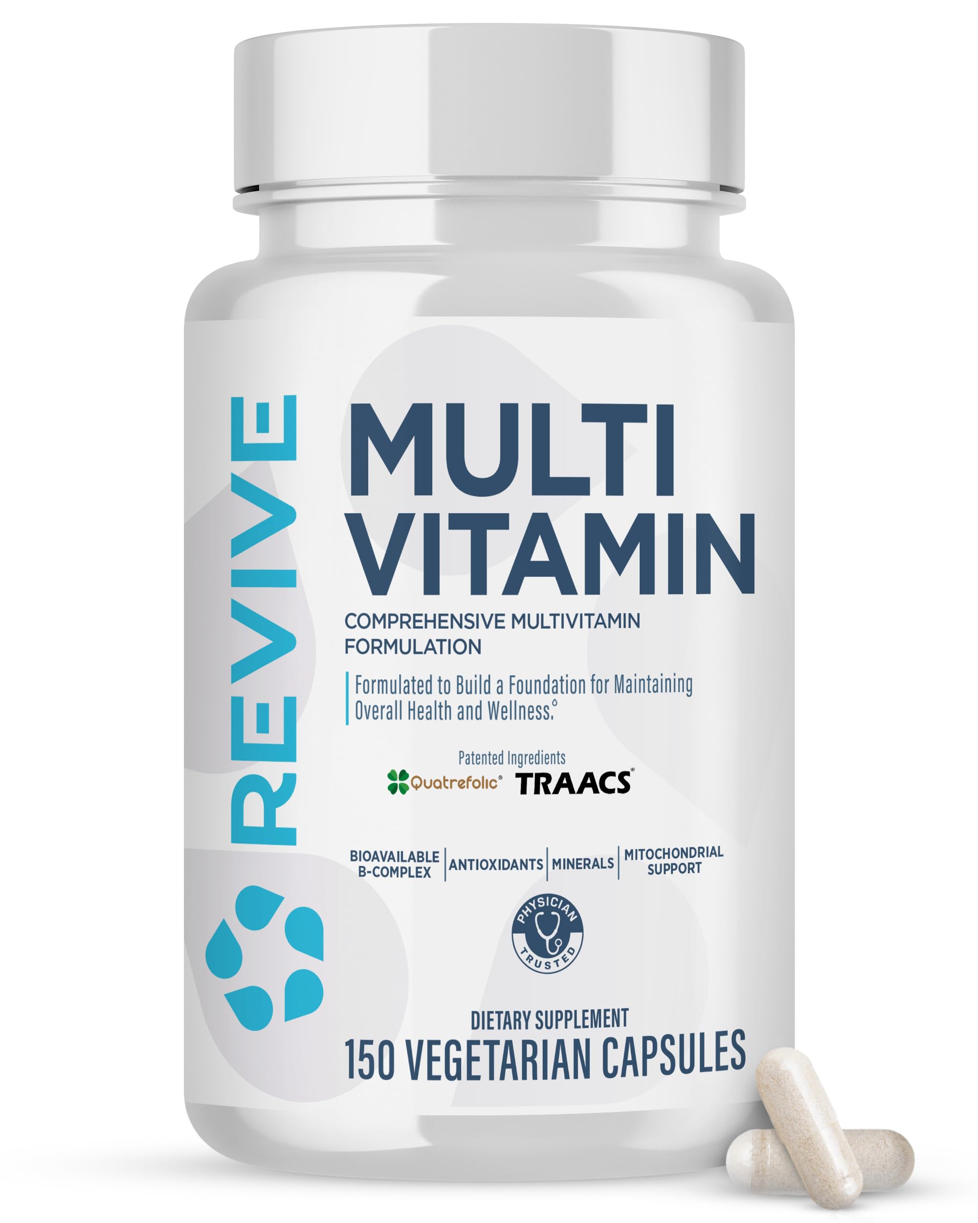 Revive MD multi-vitamin bottle front view for daily energy and immune support.
