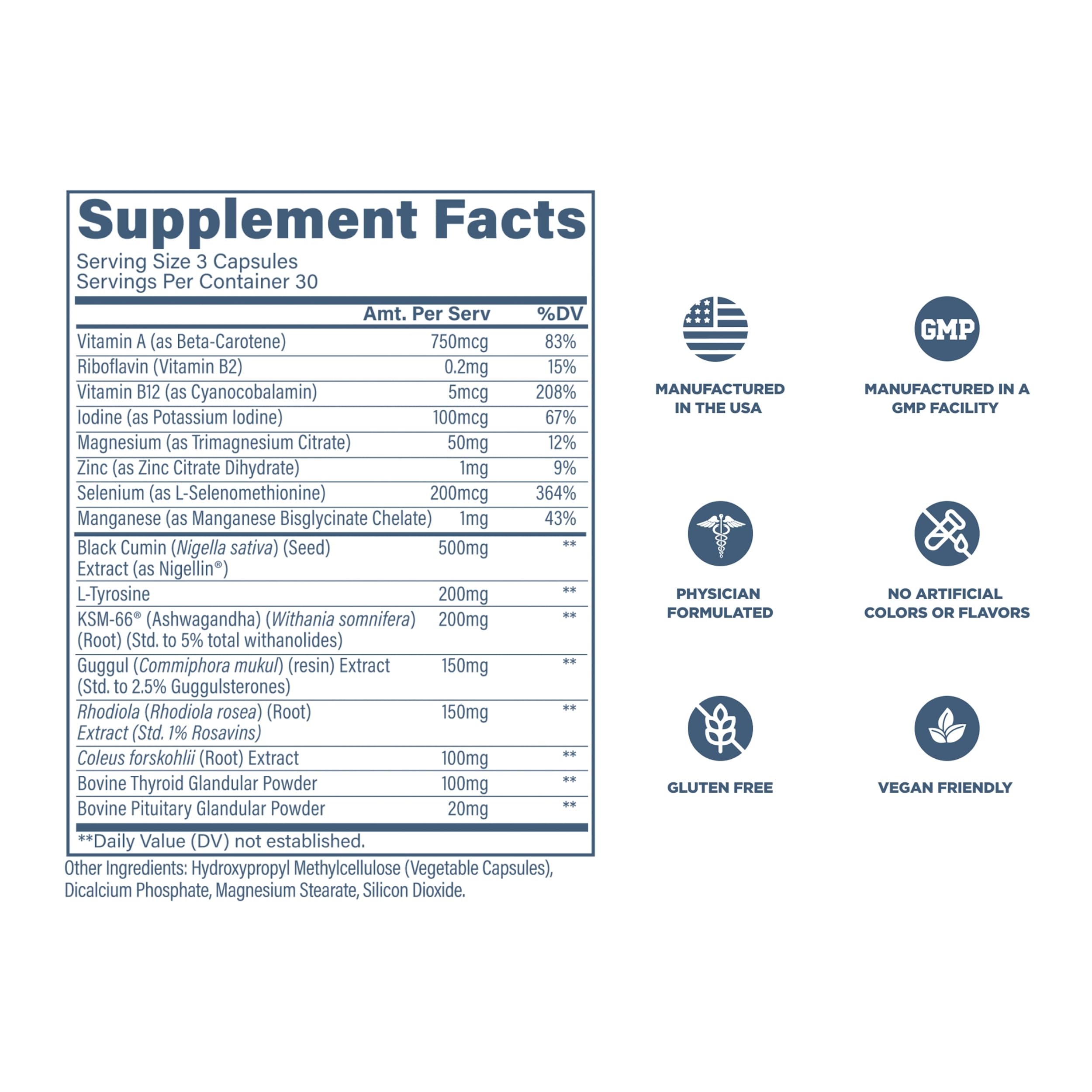 Revive MD Thyroid Support pills arranged for easy supplementation