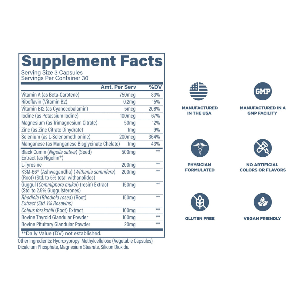 Revive MD Thyroid Support pills arranged for easy supplementation
