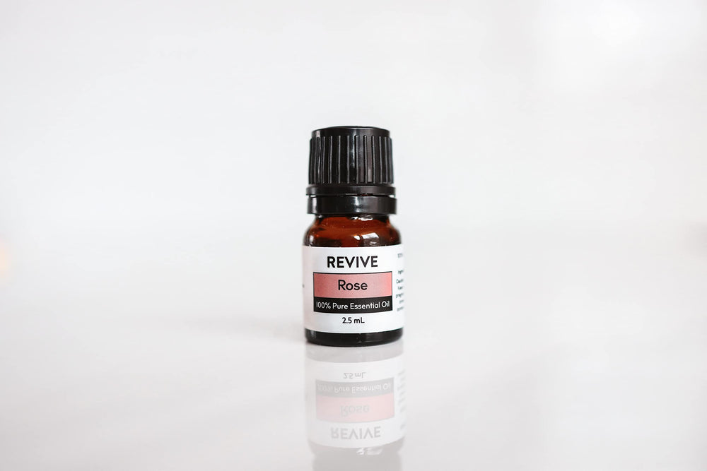 Revive Rose Essential Oil used in massage blends for relaxation.