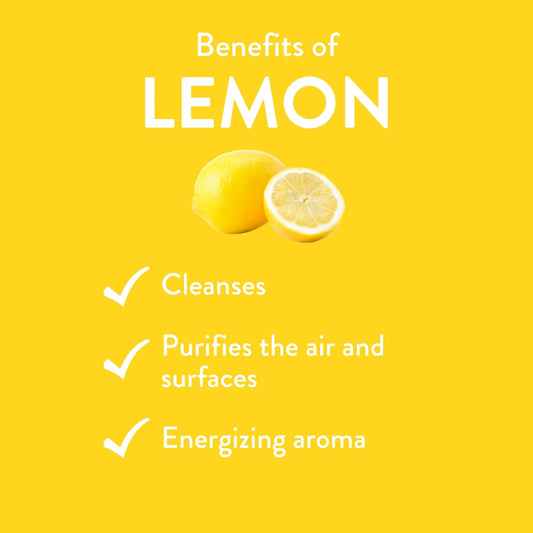 REVIVEEO lemon essential oil in diffuser setup for uplifting spaces