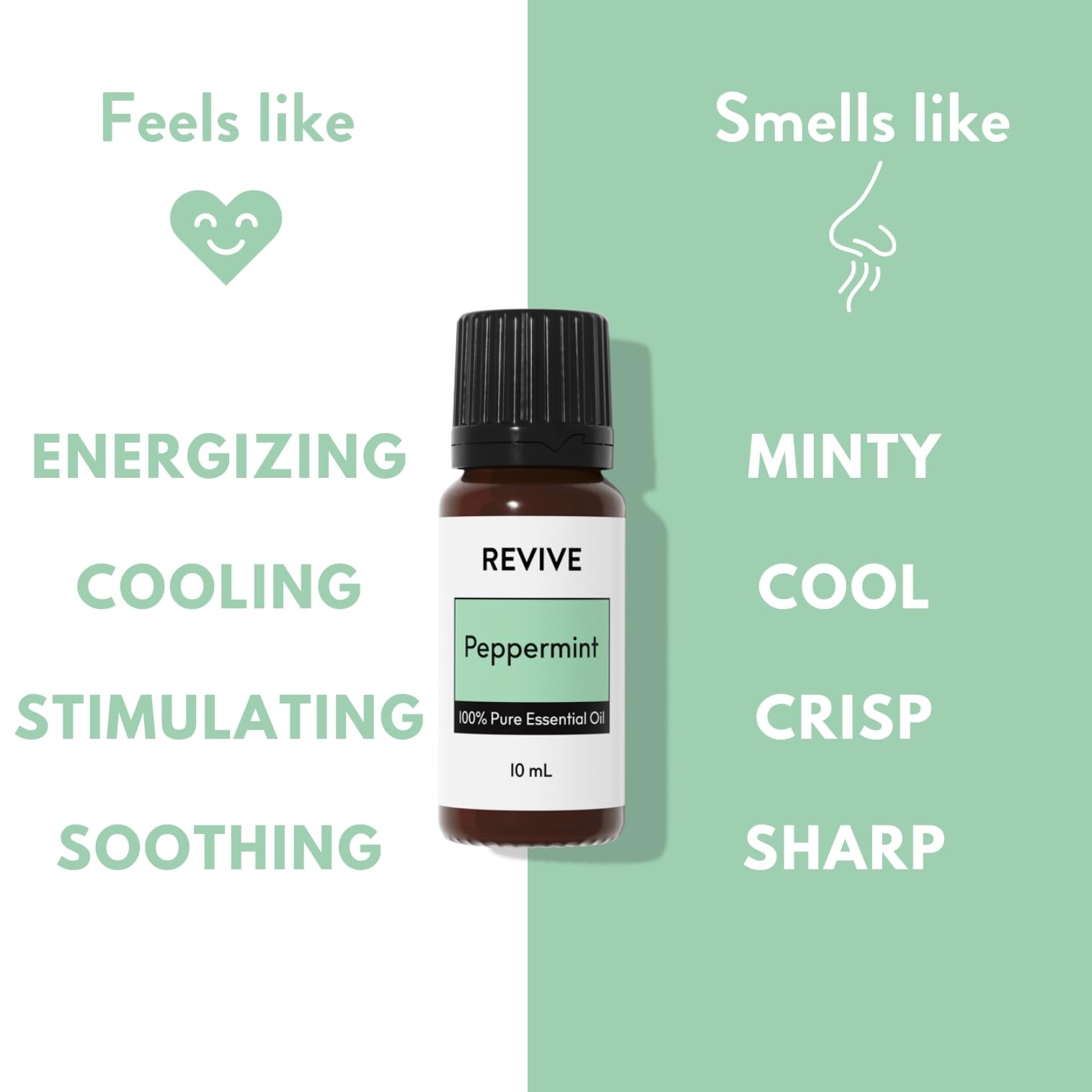 REVIVEEO Peppermint diffuser setup delivering uplifting atmosphere