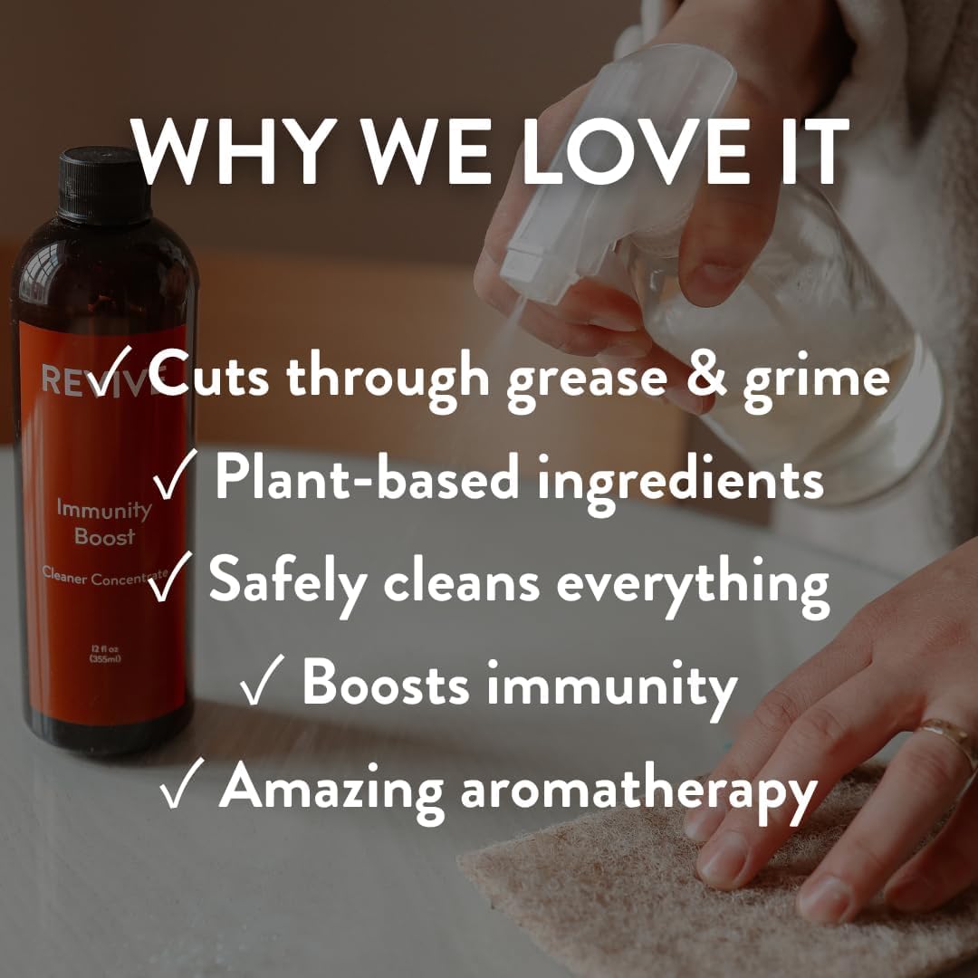 REVIVEEO Protect cleaner bottle demonstrates dilution for eco-friendly cleaning.