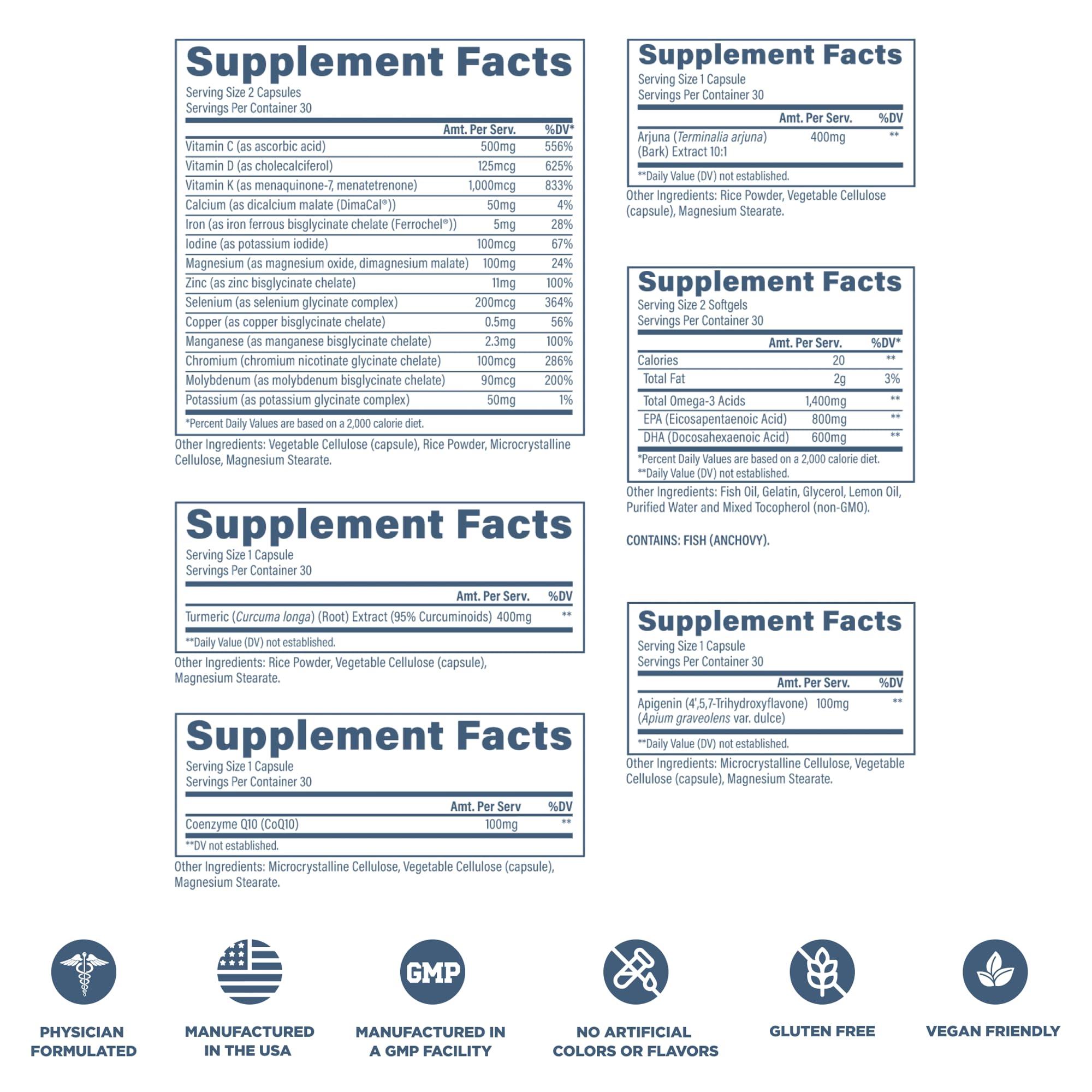 Revive MD Vita Pack vegan gluten-free label emphasizes clean nutrition.