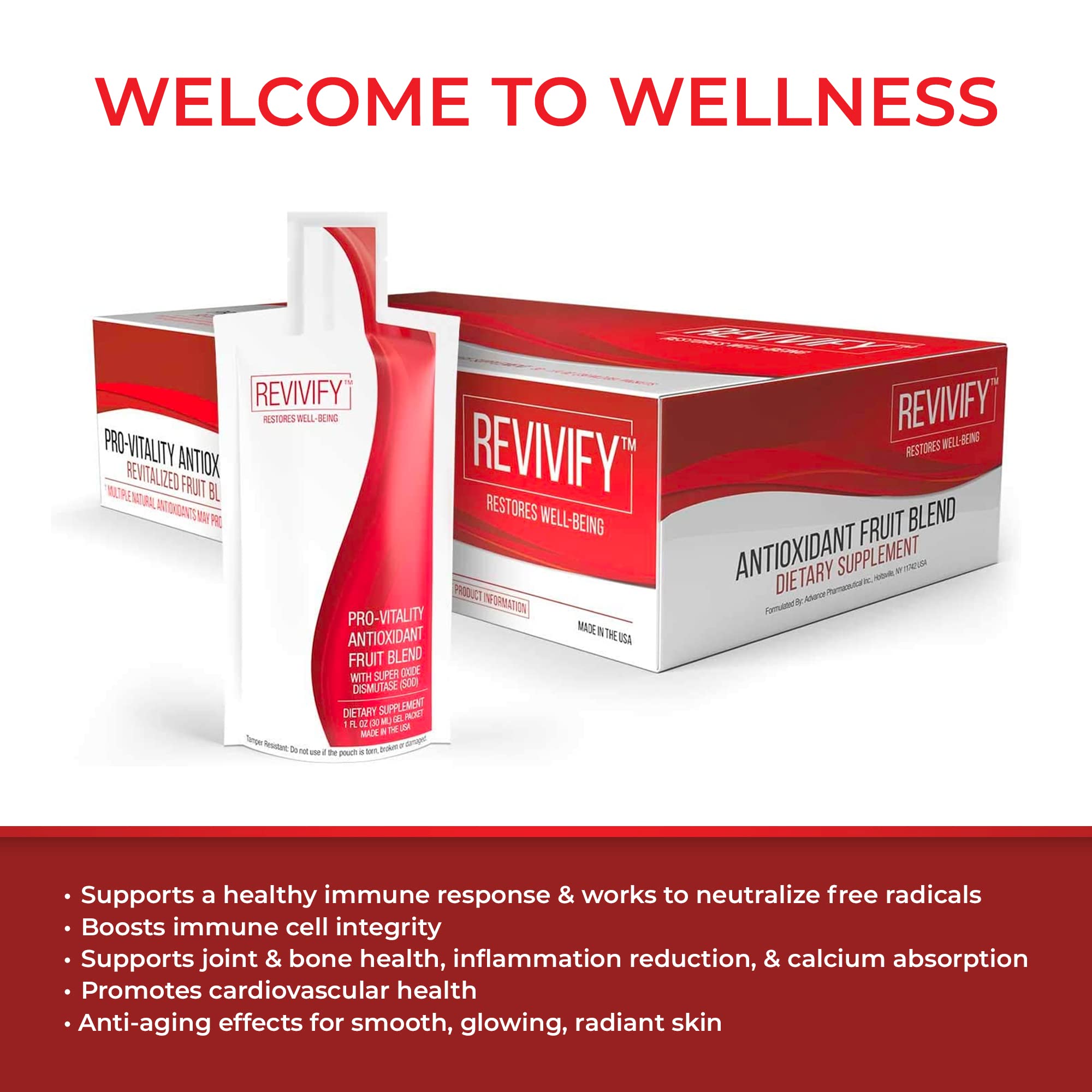 REVIVIFY Pro-Vitality Gel fruit blend close-up highlighting flavor.