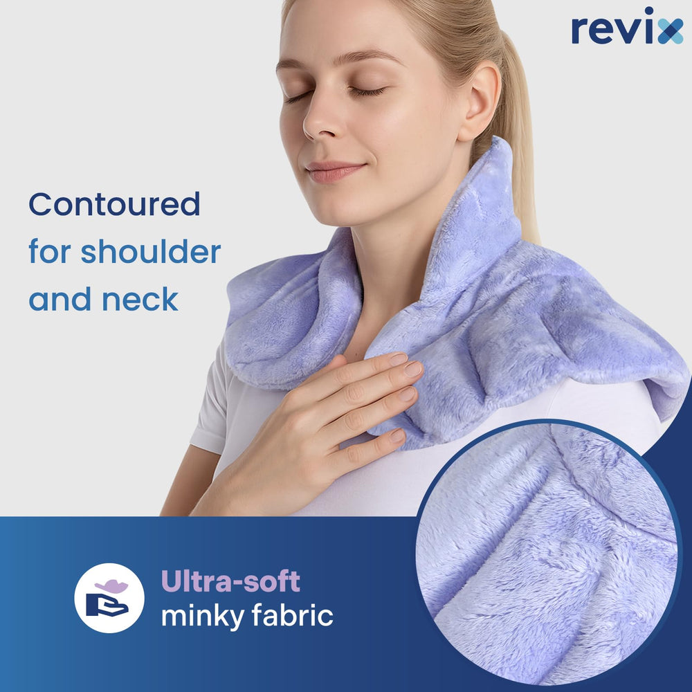 REVIX multifunction heat-cold pack demonstrates dual therapy for soothing warmth