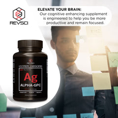 Revolution Science Alpha GPC morning routine promoting focused start to day