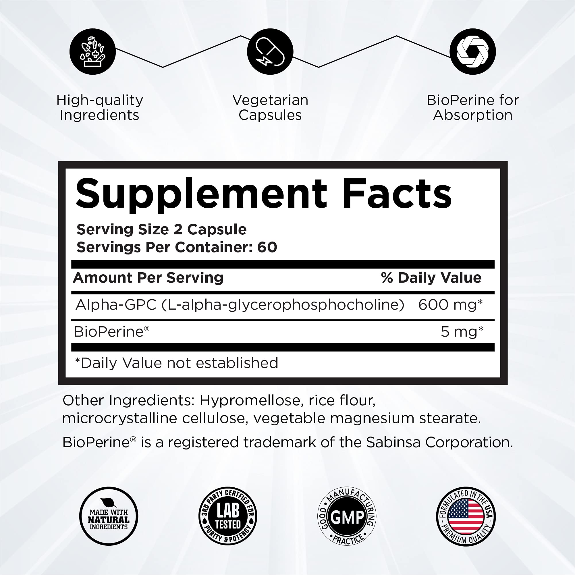 Revolution Science Alpha GPC workout prep highlighting mental energy before training
