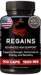 Revolution Science Regains HGH bottle front view suggesting post-workout recovery