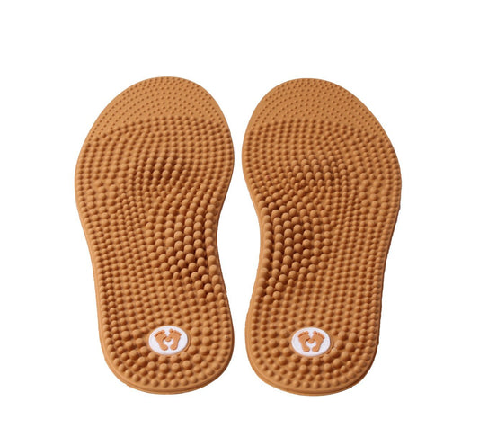 Revs Reflexology Insole top view illustrating full-length trim-to-fit design