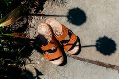 Revs Shiel arch-support design sandal supporting posture during walks