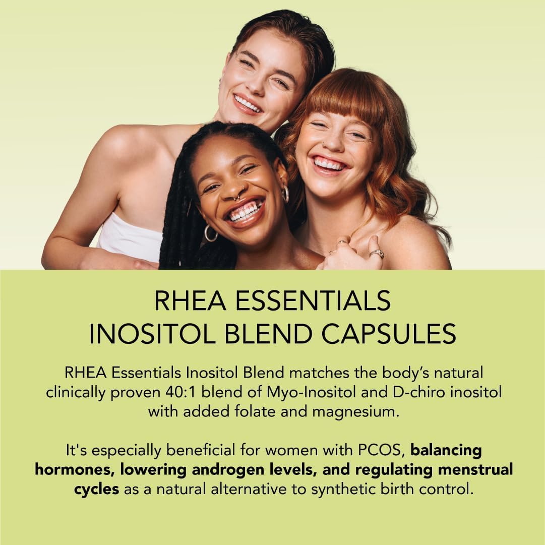RHEASILVIA ingredient panel featuring folate and magnesium for daily support