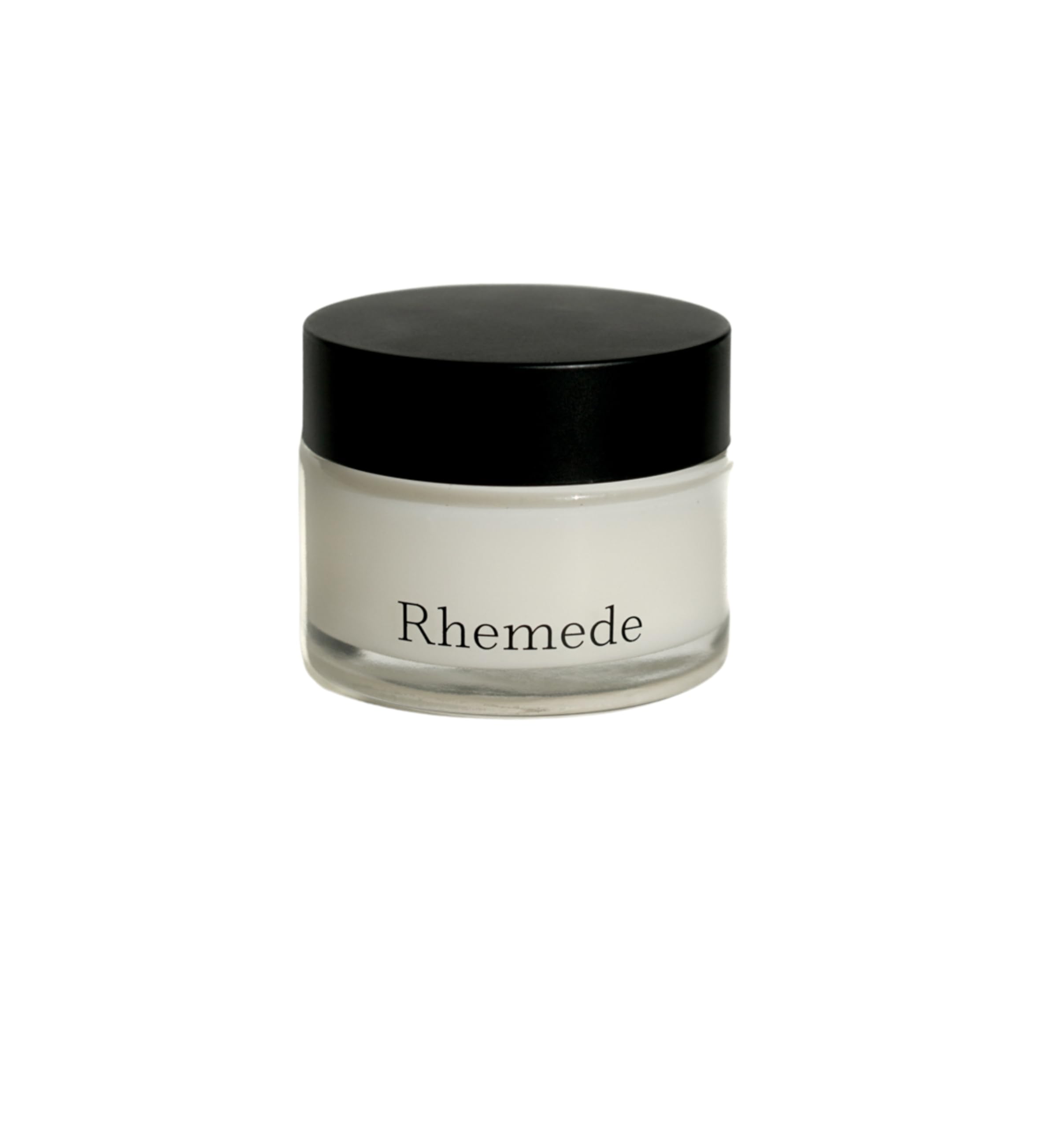 Rhemede Restoration Balm jar highlighting soothing formula for irritated skin