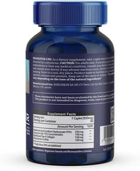 Rheuskin Motion 3 Pack label close-up highlighting 850 mg caplets and 4-in-1 blend.