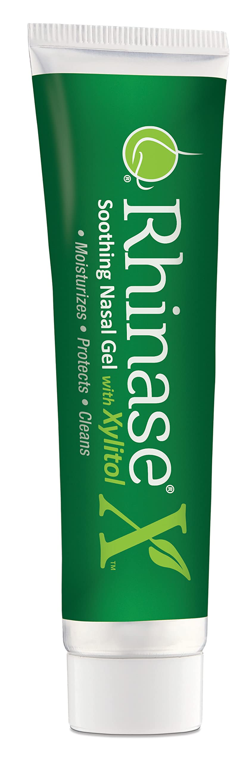 Rhinase X Gel 3 Pack application closeup shows soothing gel flow