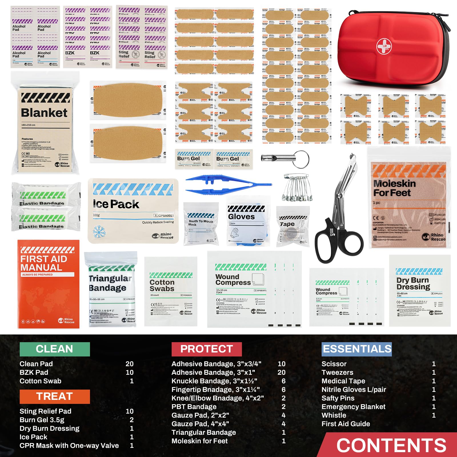 Rhino Rescue EVA kit interior organized for fast item retrieval
