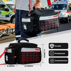 Rhino Rescue padded shoulder strap provides comfortable transport