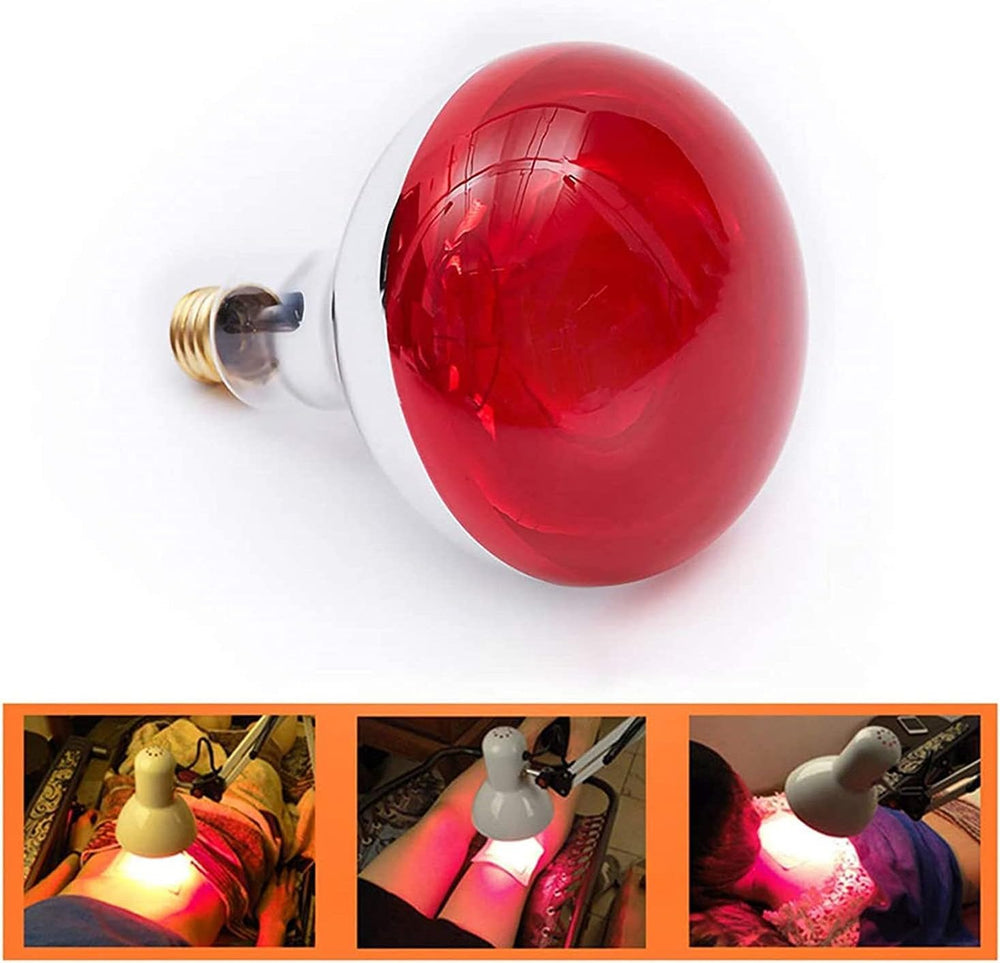 Interior view of Rhmip bulb showing red glow and infrared output