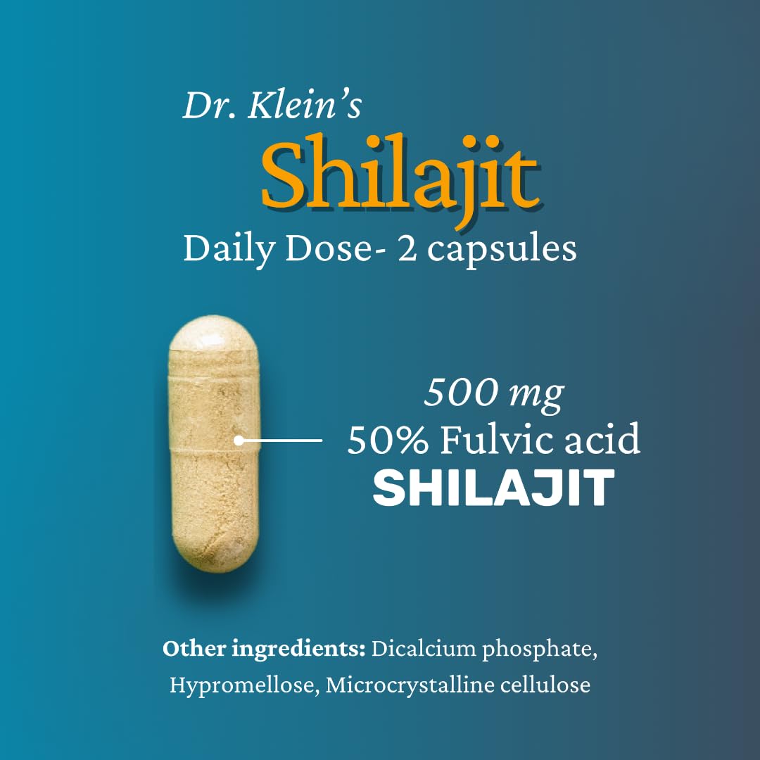 Rhoziva Shilajit lifestyle shot showing capsule with water
