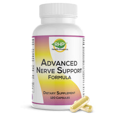 RHP Advanced Nerve Support bottle close-up for daily nerve support