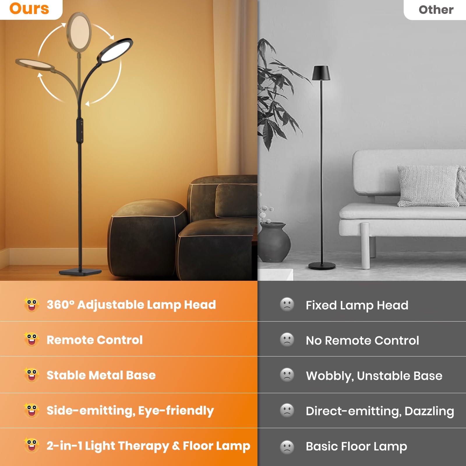 RICIAL night-light-mode adds warm ambiance for bedtime