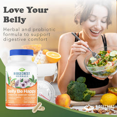 RidgeCrest Belly Be Happy produced in a US facility for quality manufacturing.