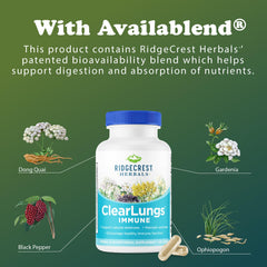 RidgeCrest ClearLungs Immune daily-use packaging ready for seasonal use