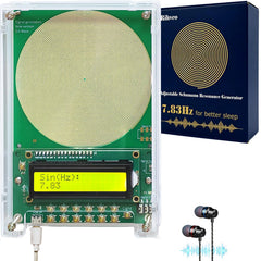 Rihveo 7.83Hz Schumann resonance generator in an acrylic case for calm ambience