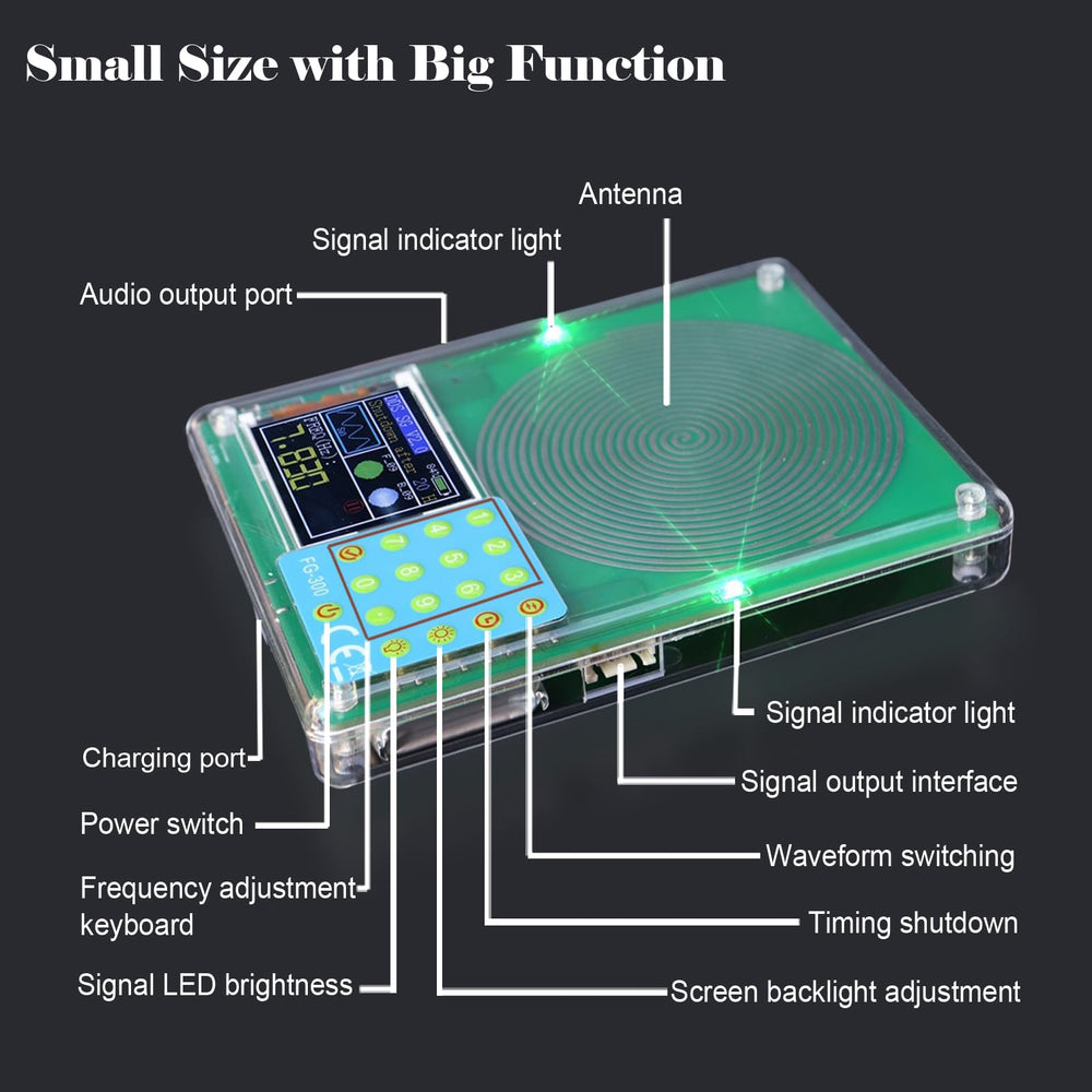 Rihveo compact frequency generator with mini-size design
