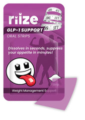 Riize GLP-1 Strip dissolving on the tongue for fast use