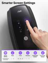 RIKE Hand Massager with 6 intensities for tailored compression.