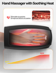 RIKE Hand Massager cordless design for portable use.