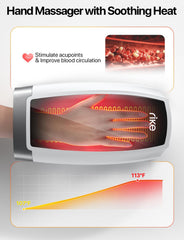 RIKE Hand Massager heat levels providing soothing warmth during use