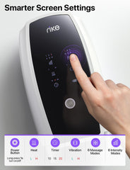 RIKE Hand Massager showing protruding points for targeted finger and palm stimulation