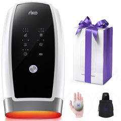 RIKE Hand Massager wrapped around the hand for full coverage and relief