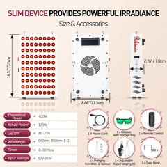 Rikimxin red light therapy use cases at home, office, or studio