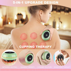 RIMAYA 5-in-1 cupping kit features panel for customizable sessions